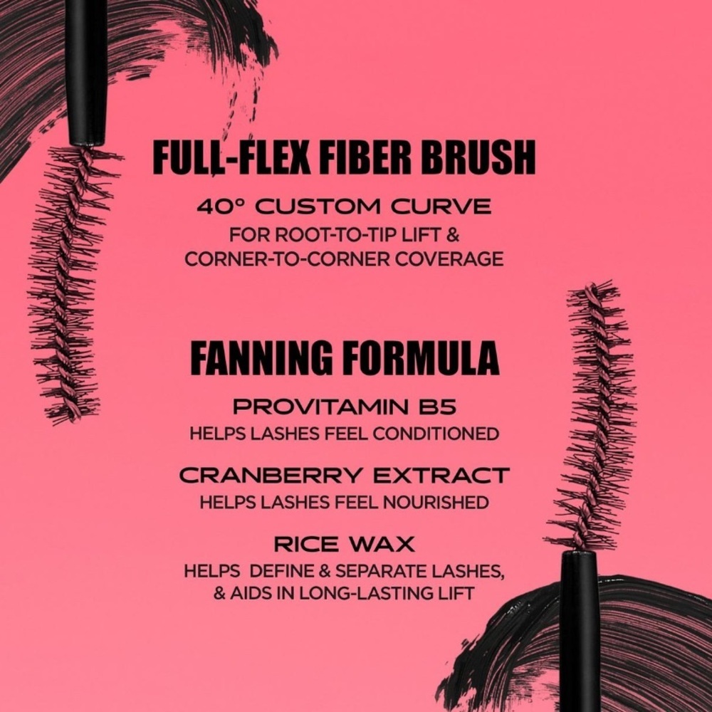 BENEFIT COSMETICS Fan Fest Fanning & Volumizing Mascara In Hyper Black - Picture 11 of 14